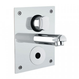 2532 Idral Встраиваемый настенный электронный смеситель для раковины серии ONE с инфракрасным датчиком и изливом. Работает от батареи