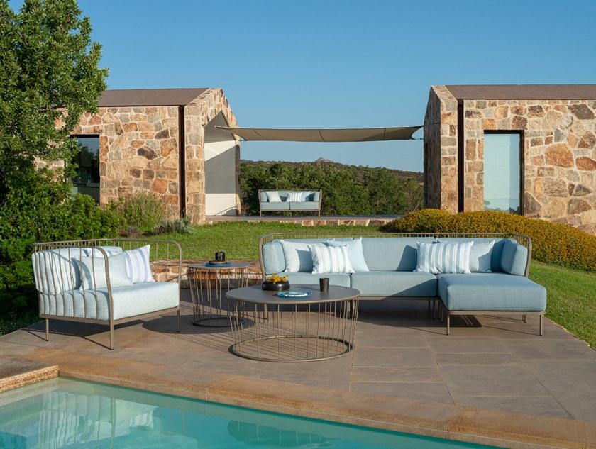 emu Садовое кресло из ткани с подлокотниками Cannolè 1080 - Вид №6