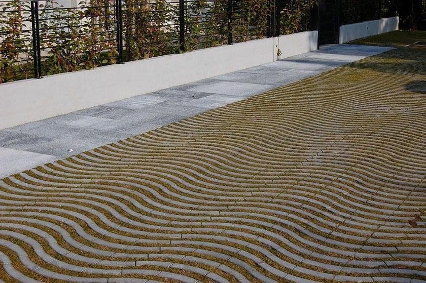 FAVARO1 Бетонная решетка, покрытая травой Via veneto sun-id-1418174 - Вид №10