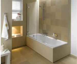 Bette Эмалированная стальная ванна с душем