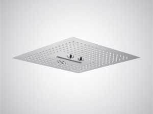 Светодиодная потолочная душевая головка из нержавеющей стали