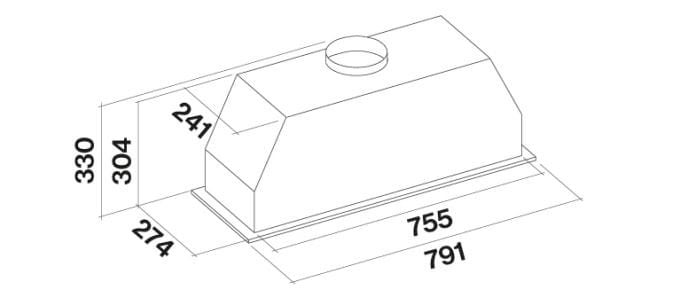 Вытяжка из нержавеющей стали Falmec дизайн ARCH-00094351 - Вид №2