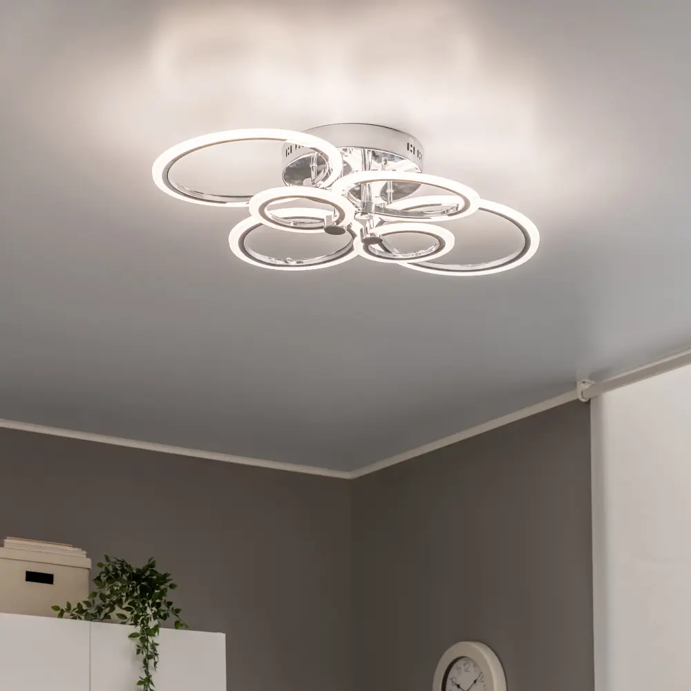 Люстра СЕМЬ ОГНЕЙ SF7098 с регулируемым светом и пультом ДУ 84168091 STLM-0046688 - Вид №16