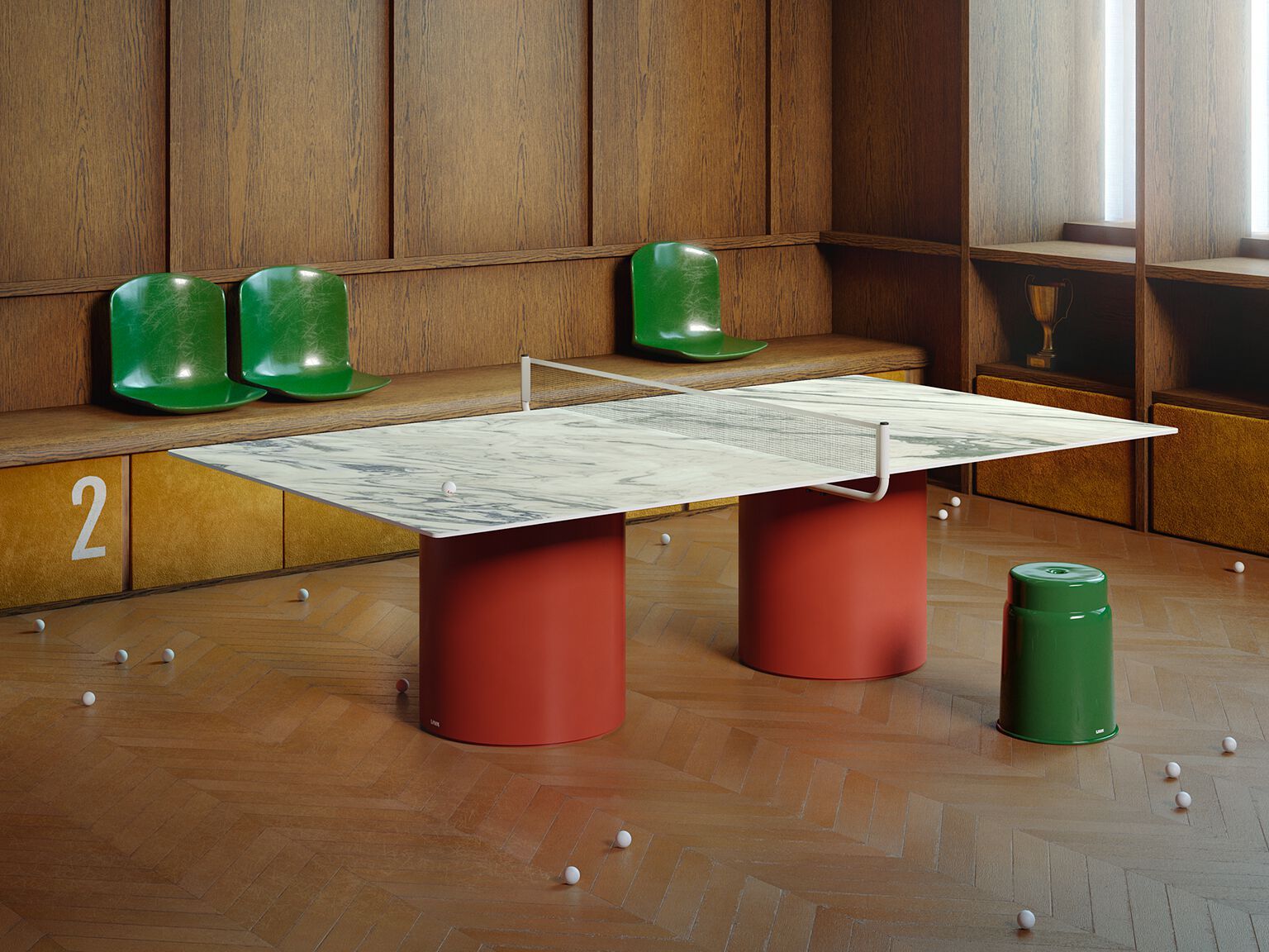 Стол для пинг-понга из керамогранита и Феникса LAVA PRIMO ARCH-00035342