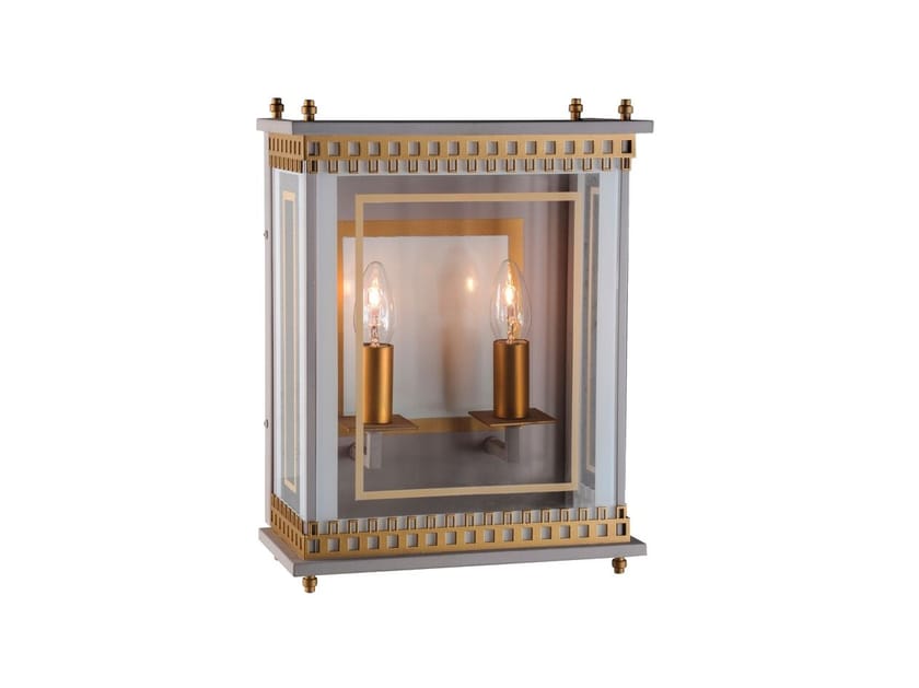 Стеклянный светодиодный настенный светильник Lampex Italiana Scacco ARCH-00150748