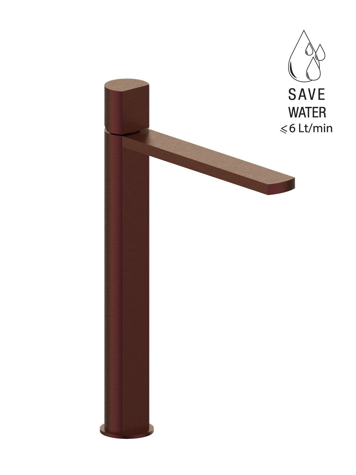 Однорычажный смеситель для раковины из нержавеющей стали Rubinetterie Frattini Borgia ARCH-00151627 - Вид №5