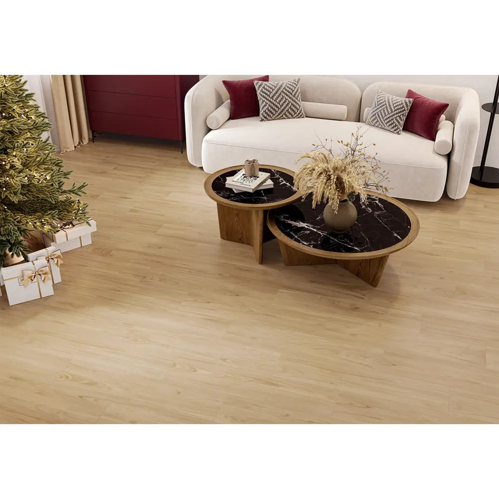 Глазурованный керамогранит Alma Ceramica Alaska 40 20x90 см 1.62 м² матовый цвет бежевый 89456738 STLM-2095988