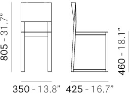 Pedrali Стул из дуба Brera 380 - Вид №9