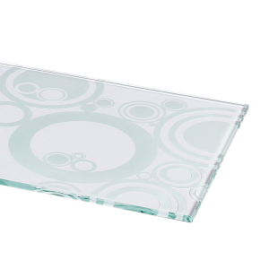 Стеклянная полка  Круги, 600х200х7 мм, прозрачный LJPS0295 Public Steel Россия