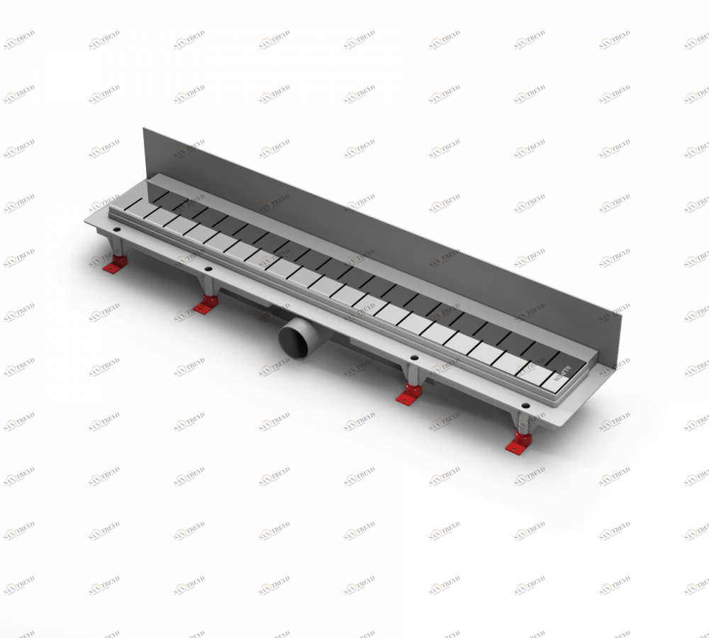 Водоотводящий желоб ALPEN Medium ALP-650M2 для монтажа вплотную к стене 