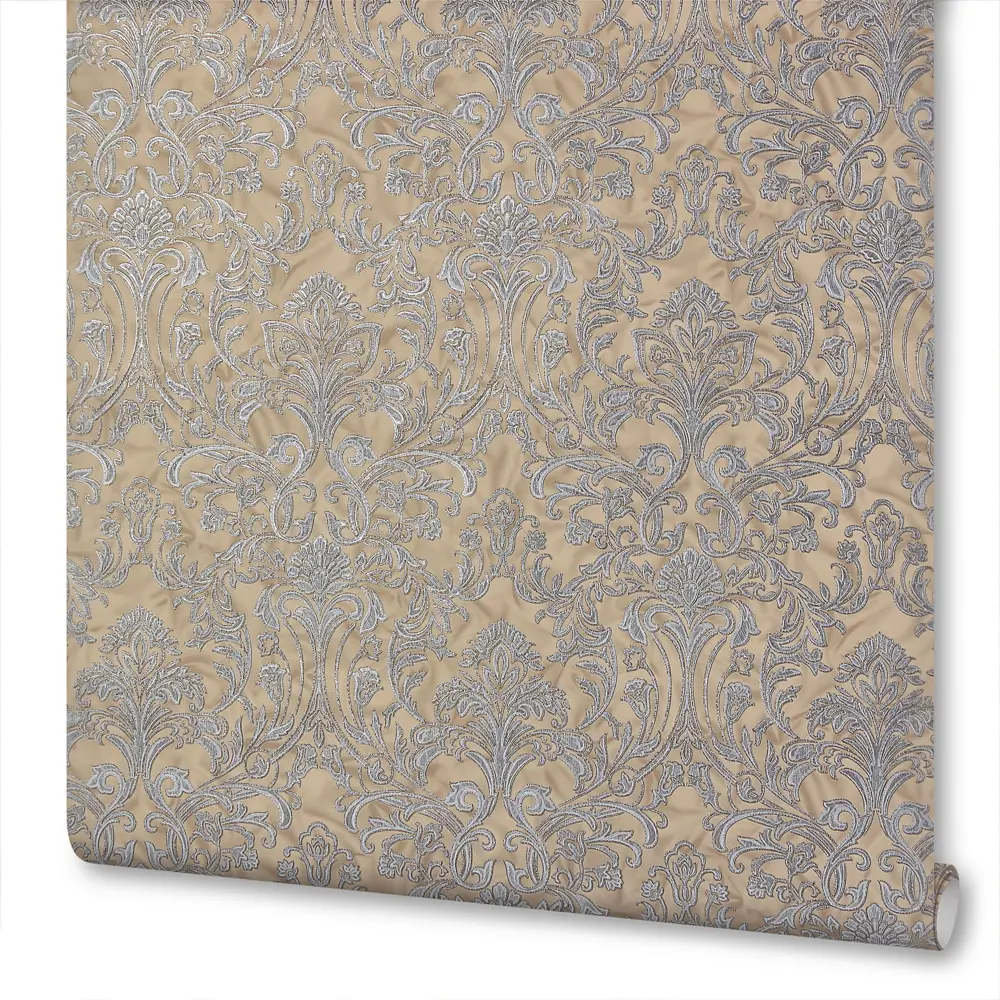 Обои флизелиновые 1,06х10 м цвет коричневый ED1117-05 81961360 STLM-2202569 EURO DECOR Жозефина