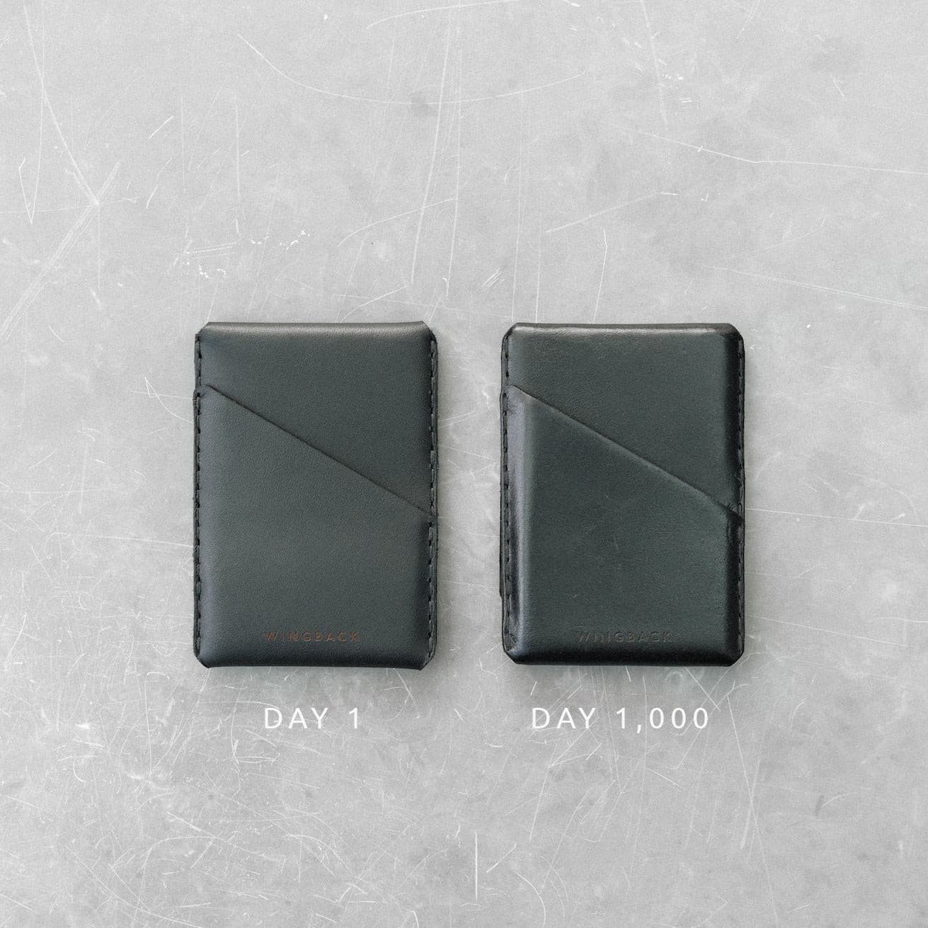 W110CHAR Визитница Winston - Темно-серый Wingback  - Вид №7