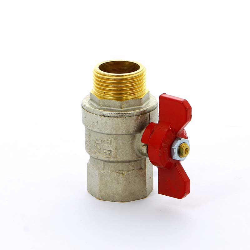 Кран шаровой НВ SCIROCCO бабочка TIEMME 3/4" 2310006 - Вид №1