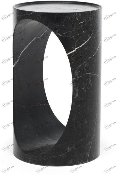 EPÒNIMO Высокий круглый мраморный журнальный столик Roll Rl 002