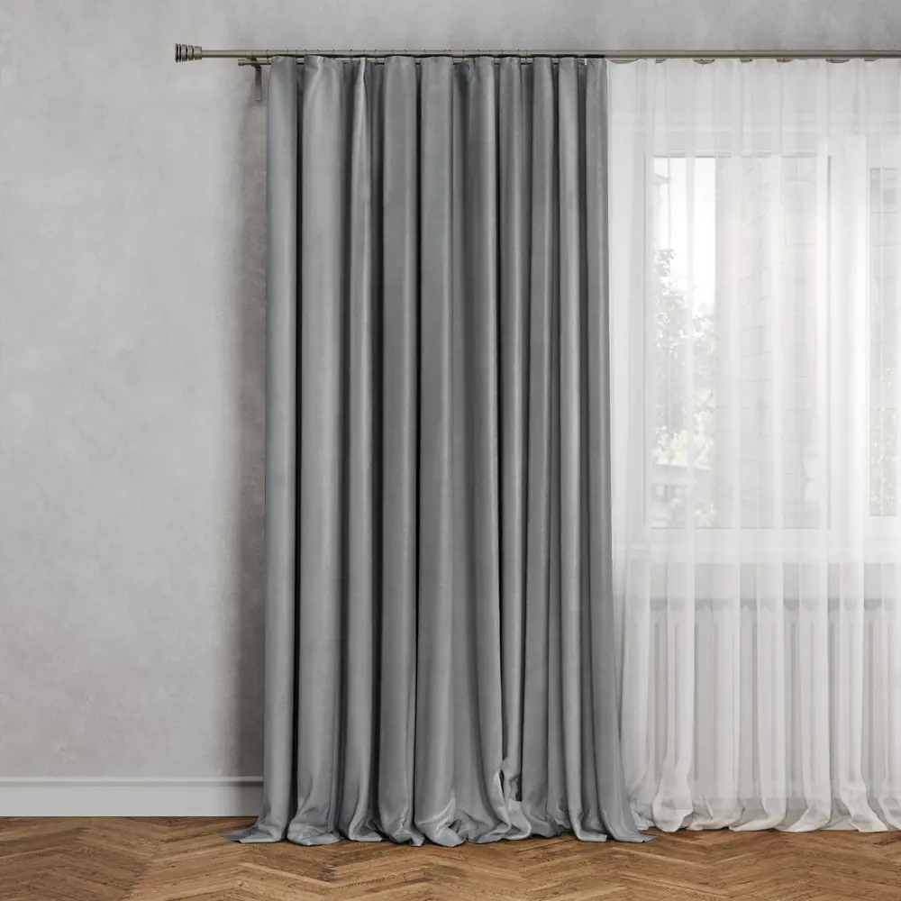 INSPIRE Штора Tony Granit 3 с волнообразным дизайном 200×280 см 84756510