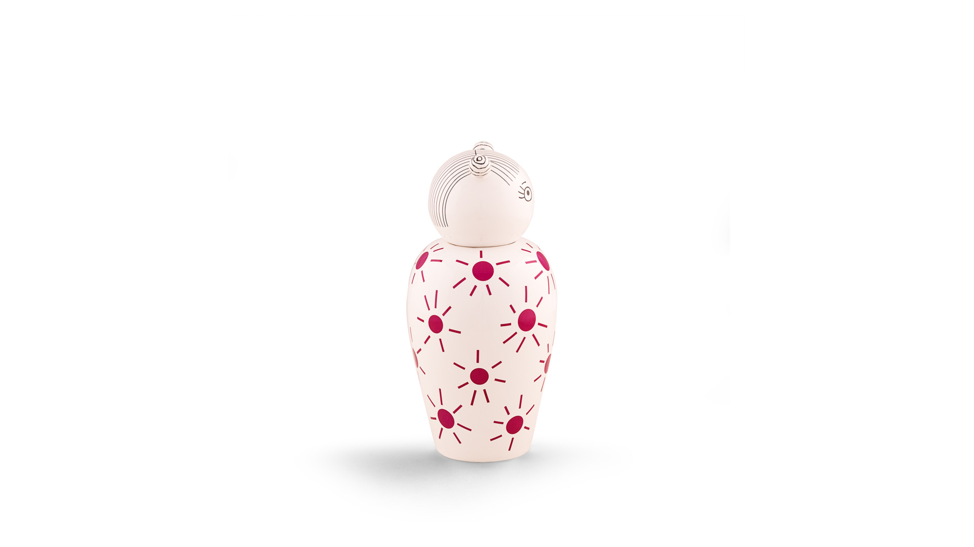 10647358 Seletti Ваза с крышкой Seletti "Кимоно.Лула" 25,5см Фарфор  - Вид №2