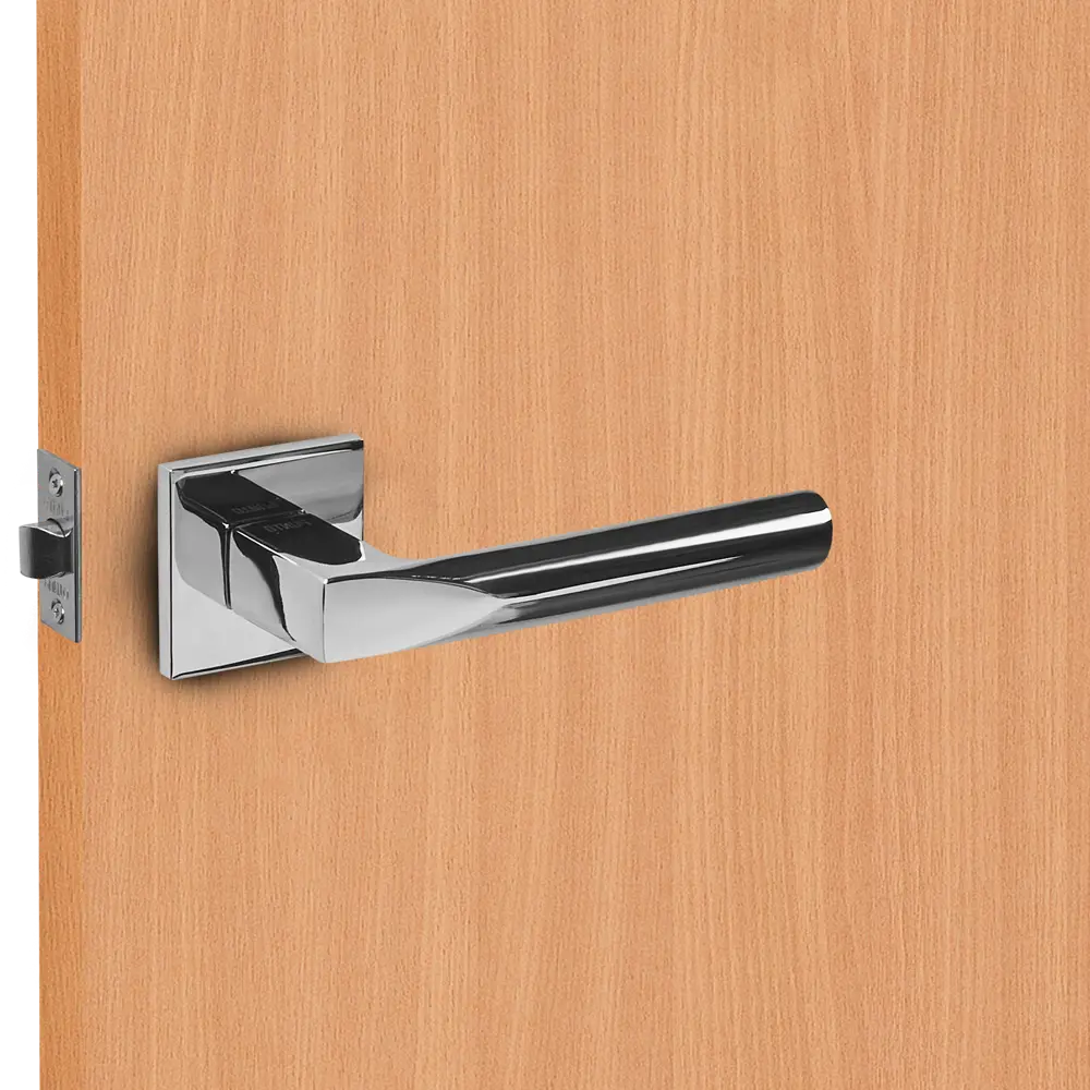 Дверные ручки Punto Cosmo без запирания цвет хром STLM-2153518 - Вид №5