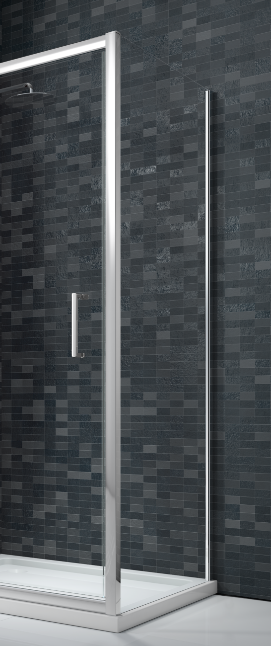 Дверь в нишу DWH04A0 Merlyn Ionic Хромированный  - Вид №2