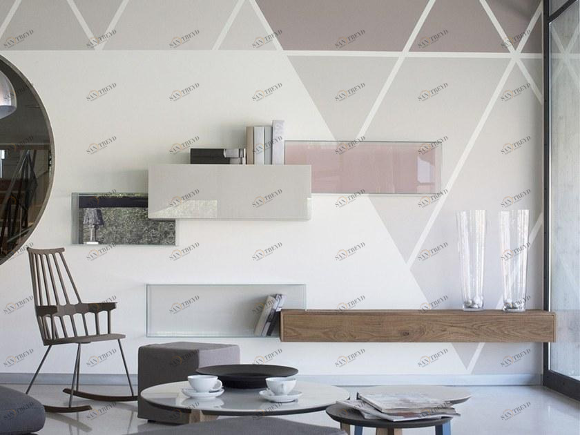 Lago Модульная стенка для хранения из дерева и стекла 36e8 sun-id-1375787