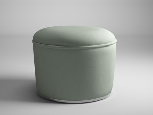 Ткань круглый сад пуфик