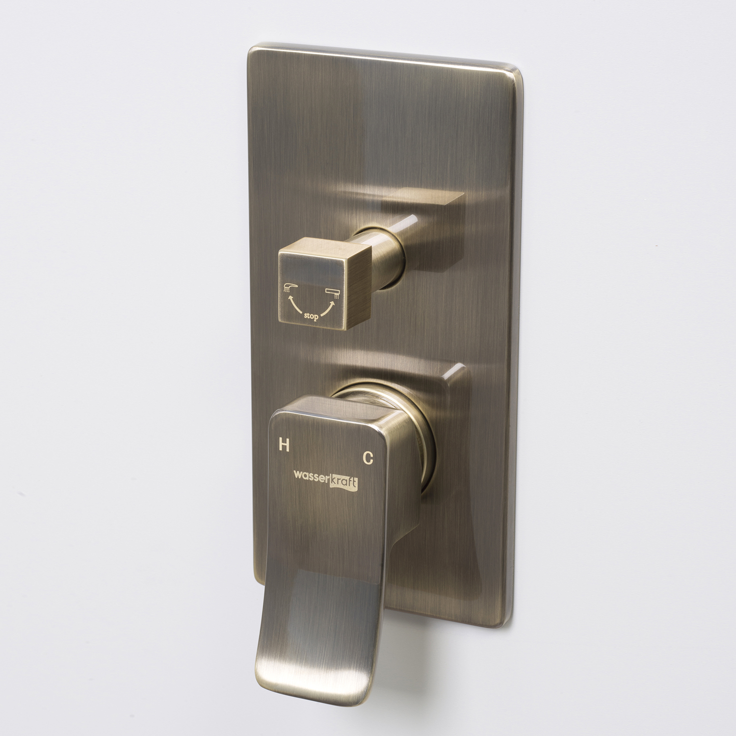 1641 Exter Смеситель для ванны и душа WasserKRAFT Exter 1600 