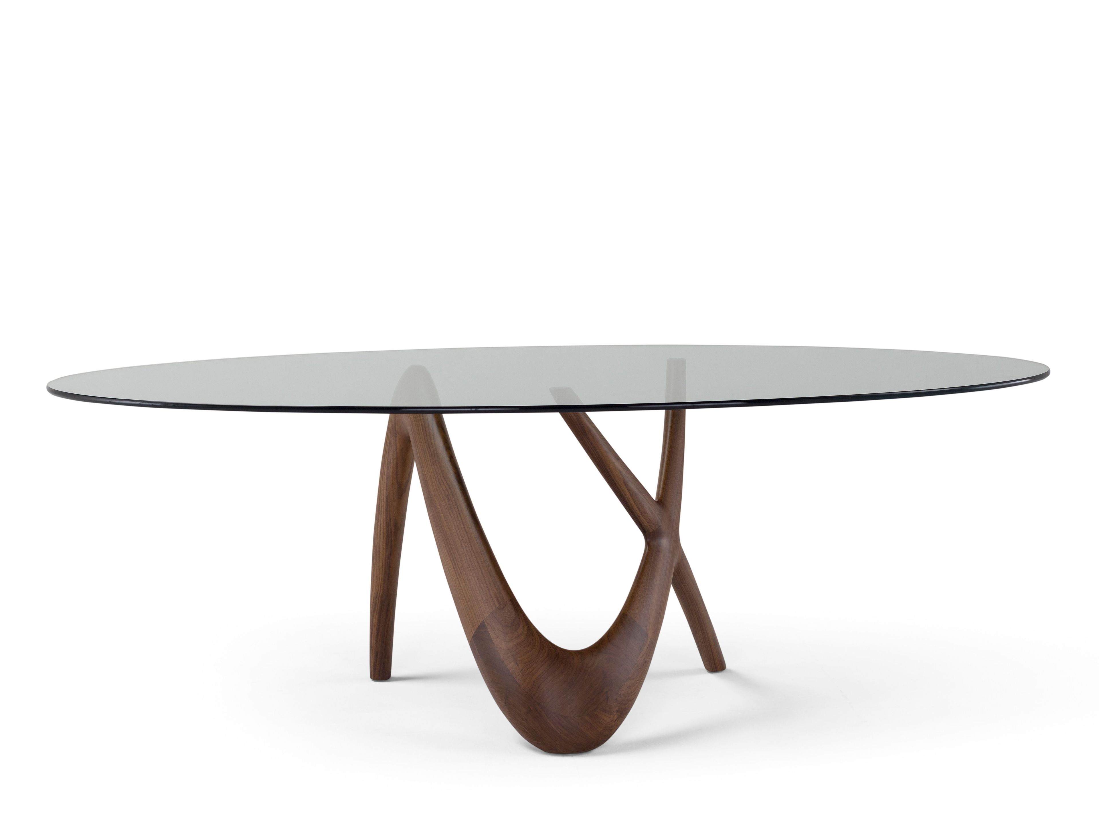 Овальный стол из дерева и стекла Amura Nx ARCH-00059244 - Вид №3