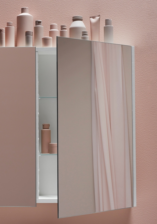 1580220 Go Mirror Cabinet 600 White Hafa  Белый  - Вид №1