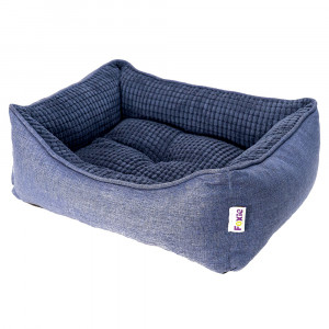 ПР0054199 Лежак для животных Colour 70х60х23см синий Foxie