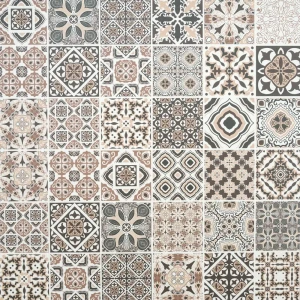 ТРОЯ Стеновая панель Пэчворк с геометрическим узором 240×60 см 82520245