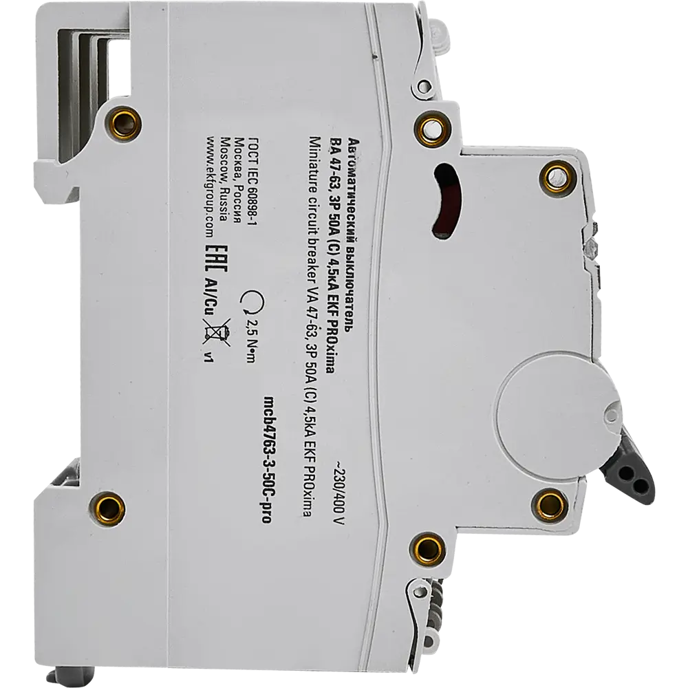 Автоматический выключатель EKF ВА47-63 для защиты электросетей 82421202 STLM-1413990 - Вид №3