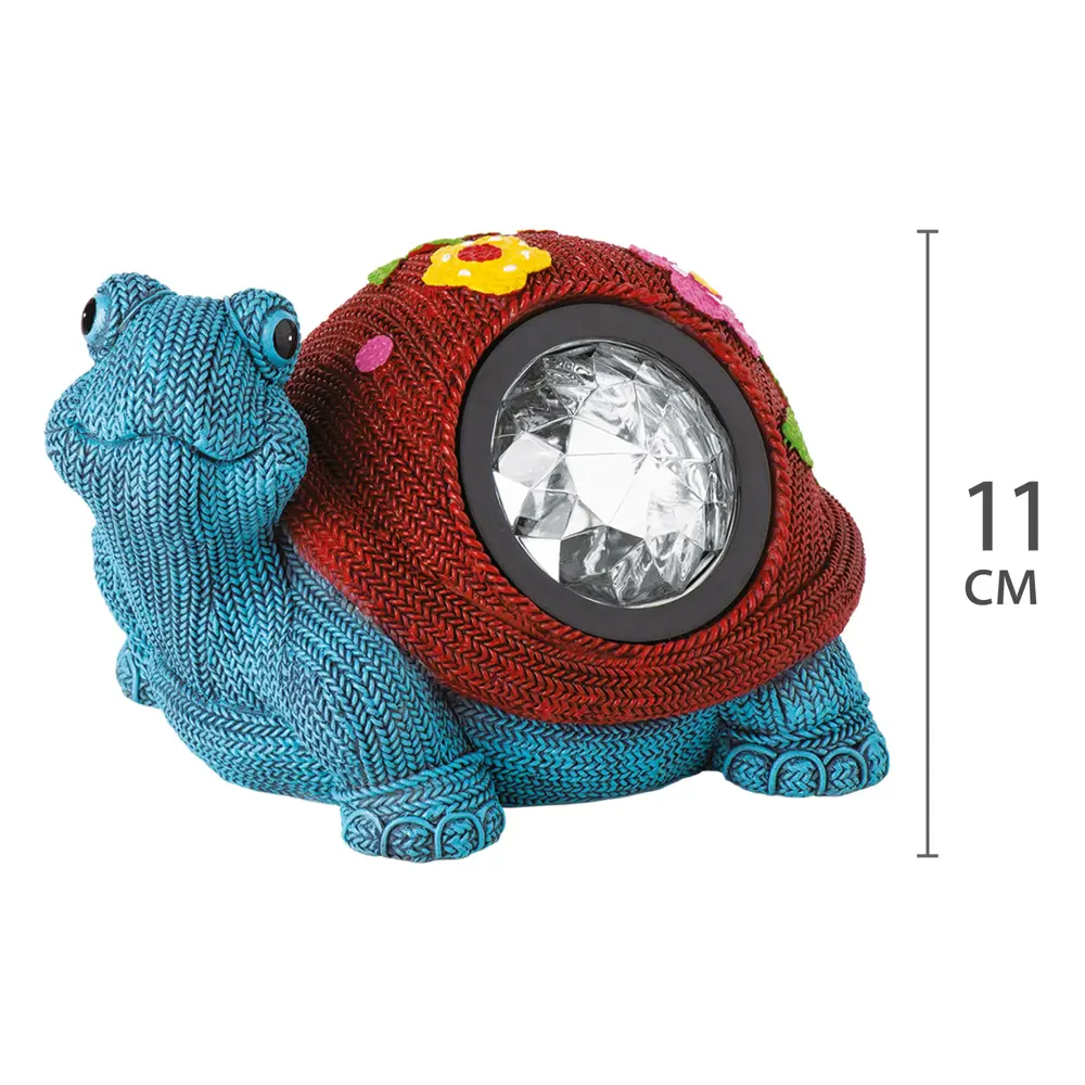 Светильник на солнечных батареях Knitturtle, 19 см, полирезина/полипропен 15673751 STLM-2037558 Santreyd  - Вид №3