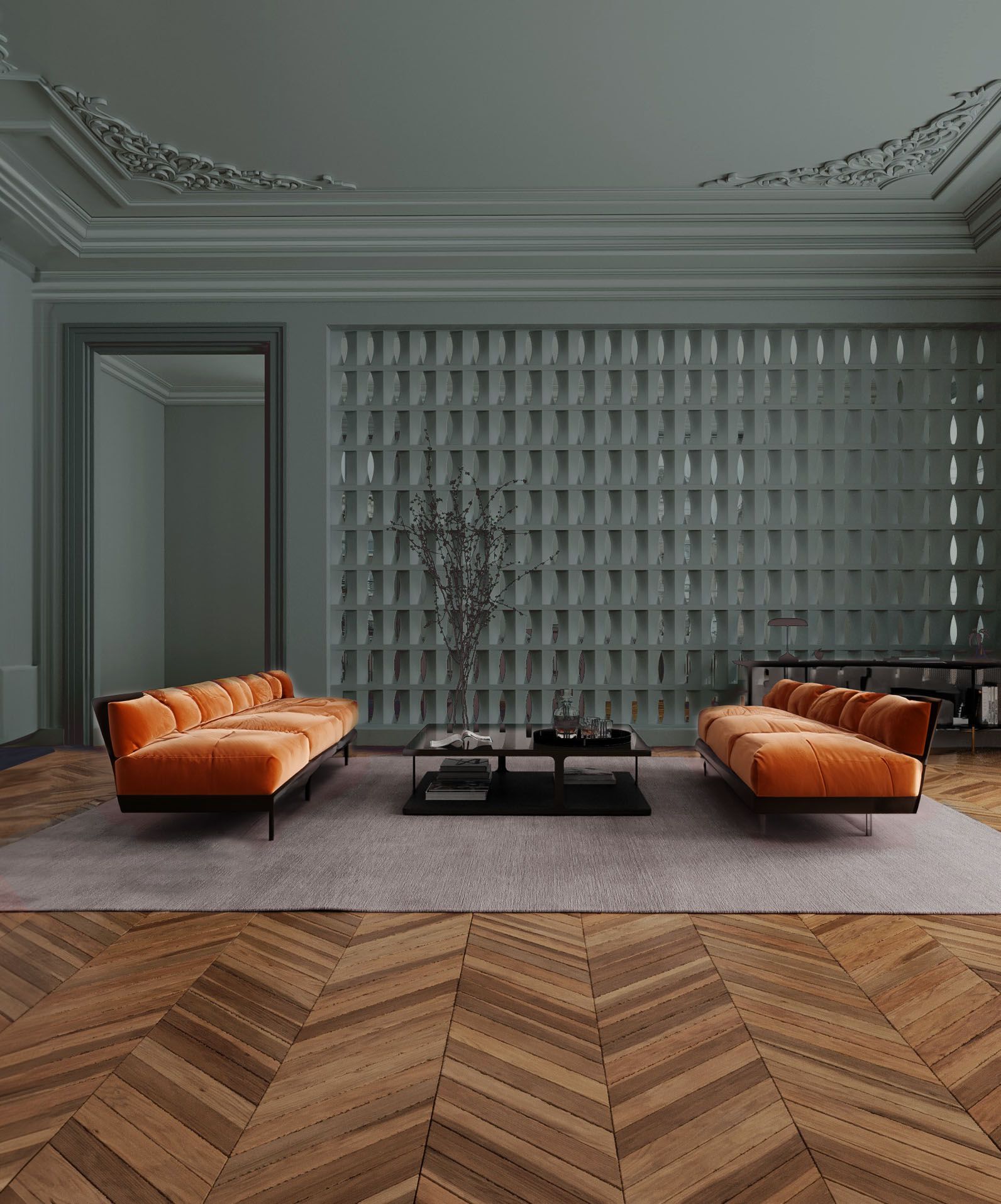 Screen Block in gesso mg12 Cobogo ARCH-00077030 - Вид №4