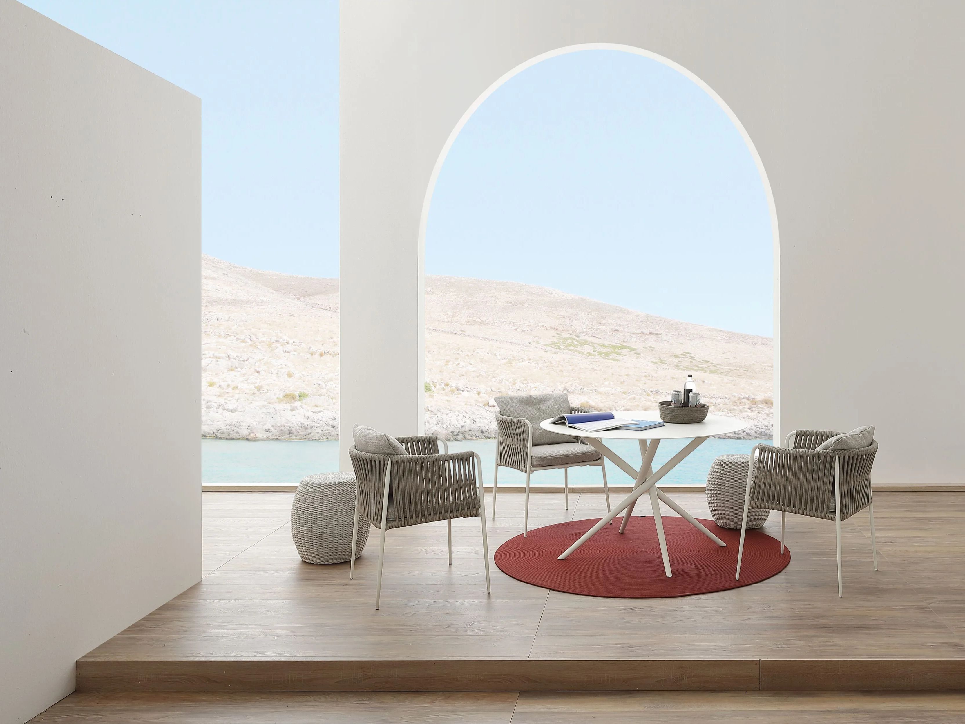 Стул для сада из технической ткани с подлокотниками Nodo Italia Eva ARCH-00098746 - Вид №4