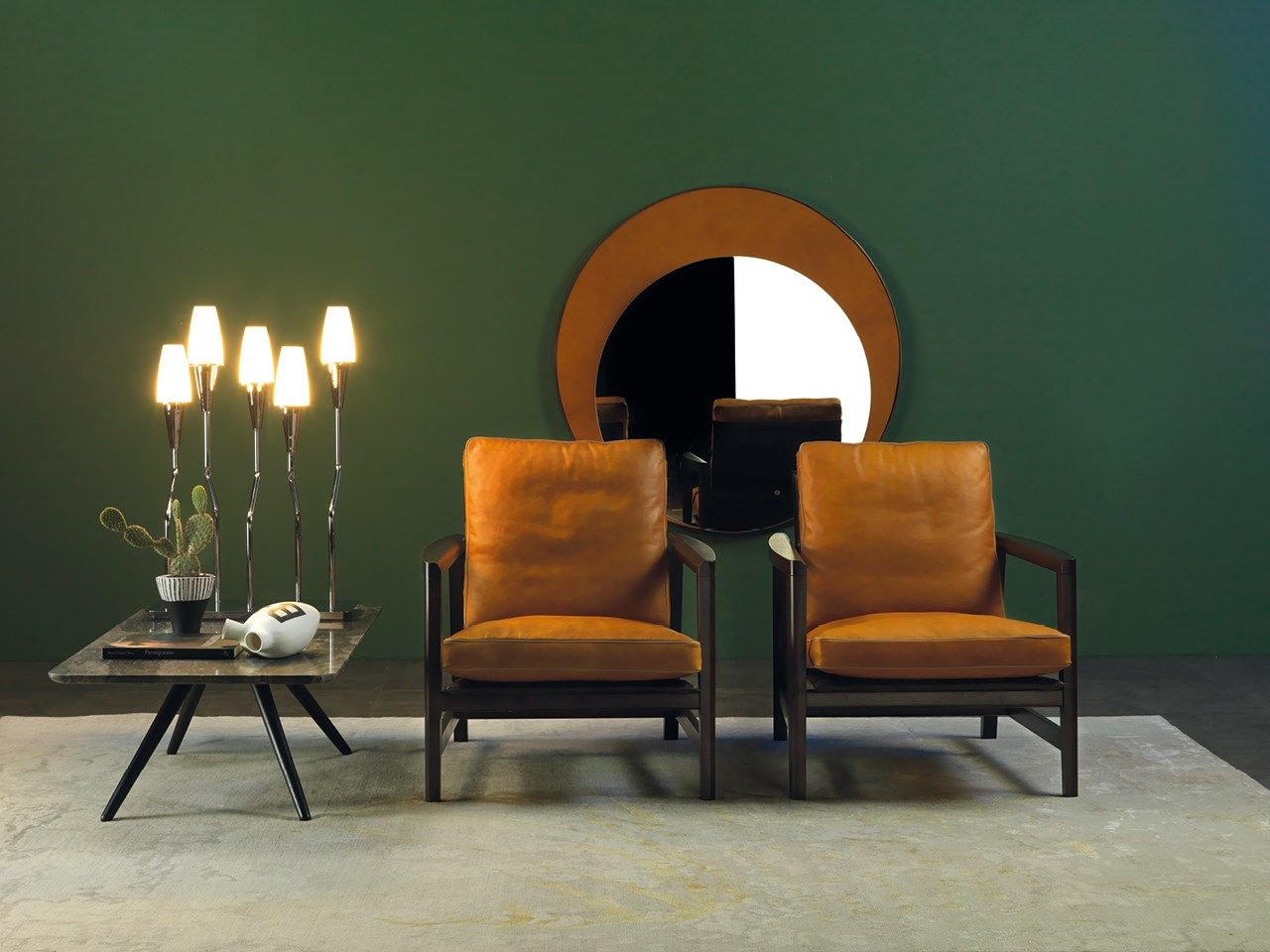 Кожаное кресло с подлокотниками Borzalino SEAN ARCH-00110599 - Вид №13