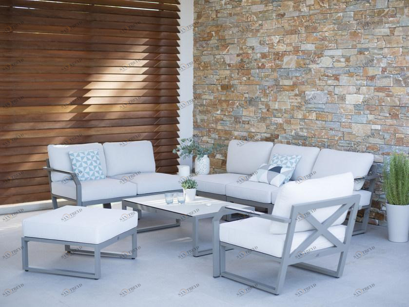 Les jardins Модульный диван с салазками из олефина Xenah sun-id-1440784