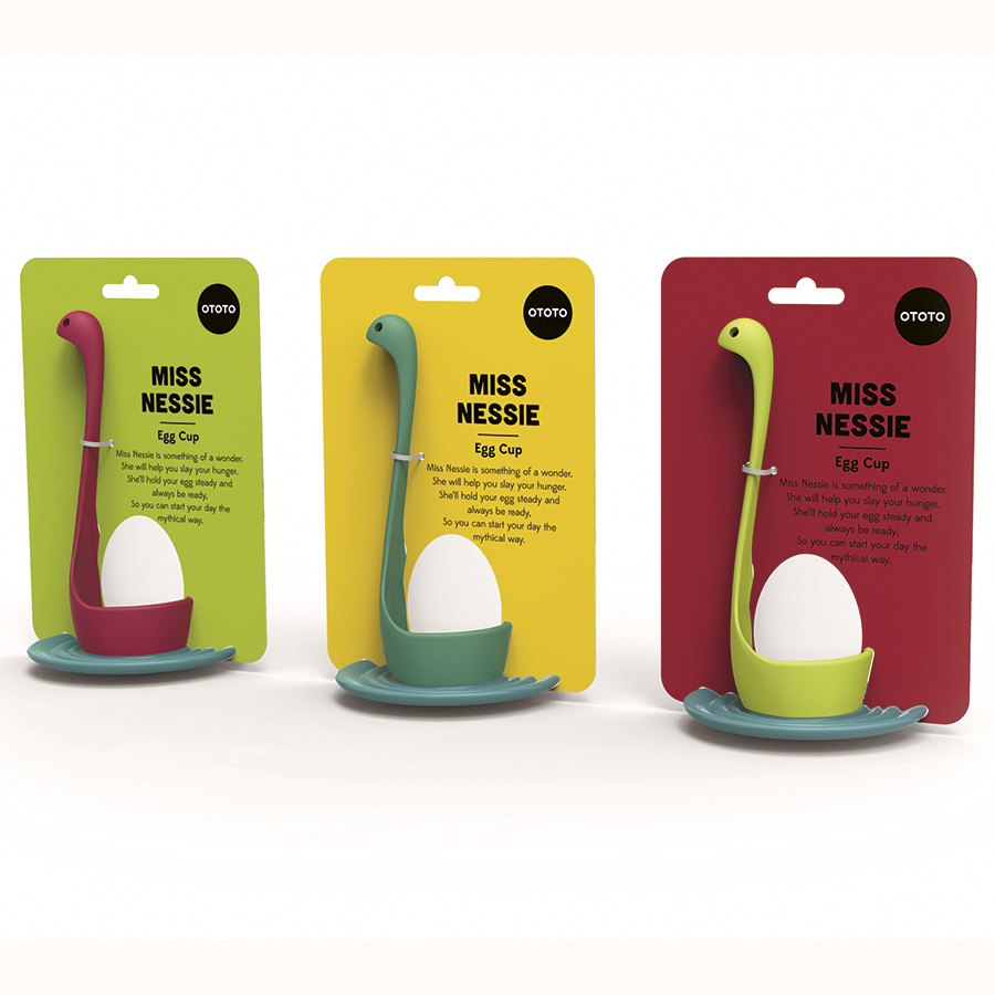 OT888 Держатель для яйца , miss nessie, голубой OTOTO  - Вид №3