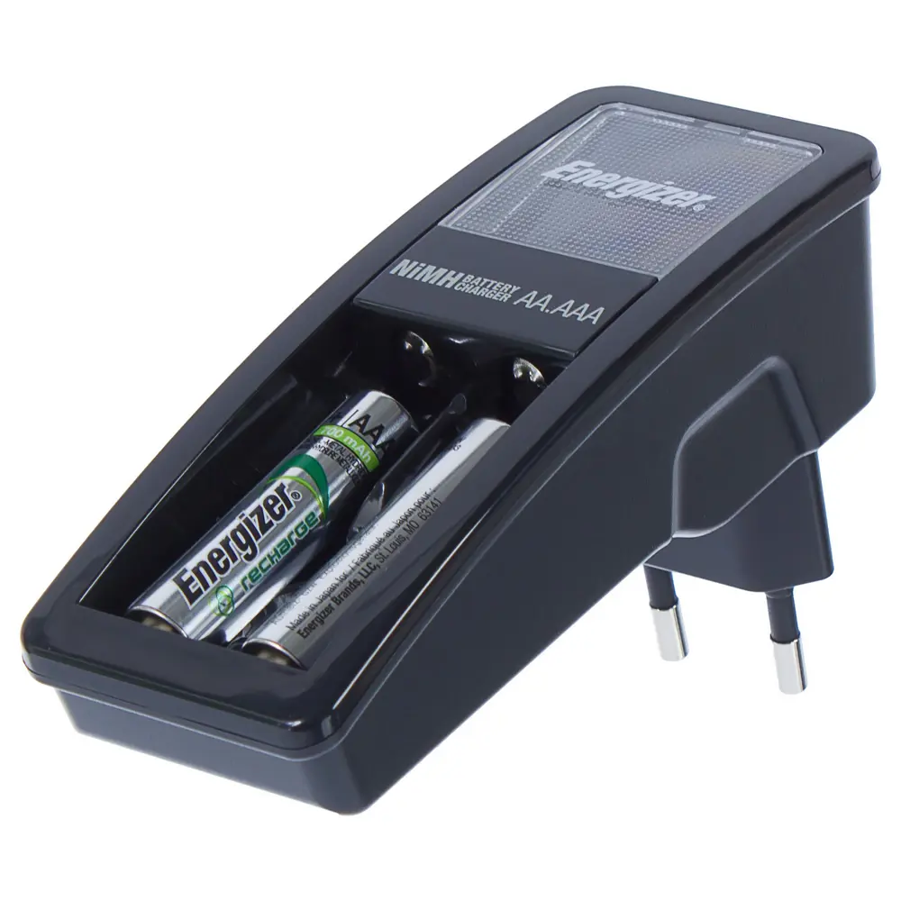 Зарядное устройство для аккумуляторных батареек Energizer Mini Charger 2 шт. цвет черный STLM-2018110
