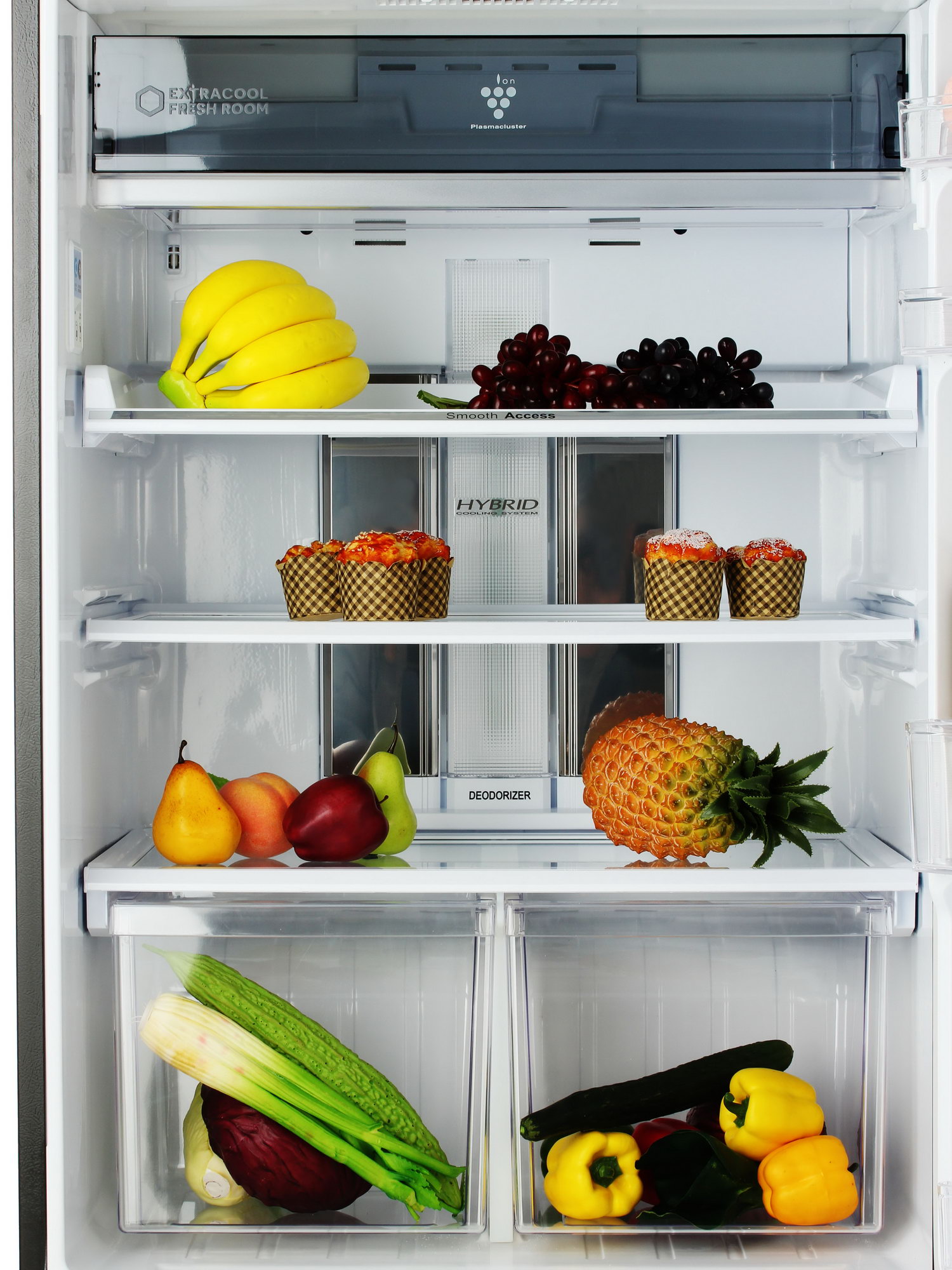 7919034 Холодильник с морозильником   Sharp SJXE55PMBK черный STDN-0084373 - Вид №10