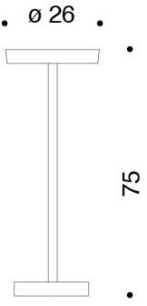 Danese Milano Напольная пепельница из металла с порошковым покрытием Bincan sun-id-1453973 - Вид №4