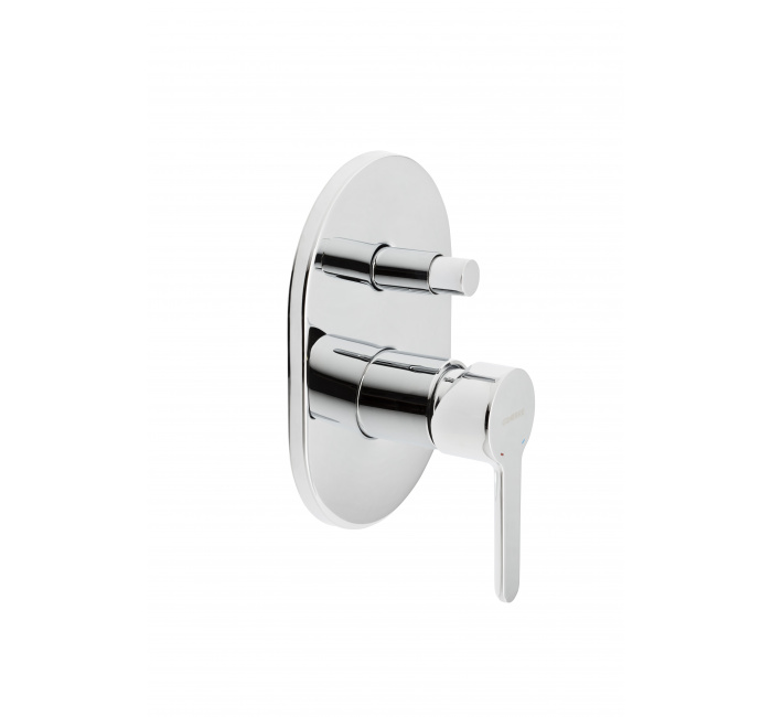 GENEBRE 65116 19 45 66 Смеситель для ванны, однорычажный, с переключателем  - Вид №1