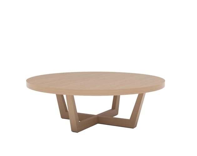 Низкий круглый журнальный столик из дуба Andreu World Uves ARCH-00115823 - Вид №6