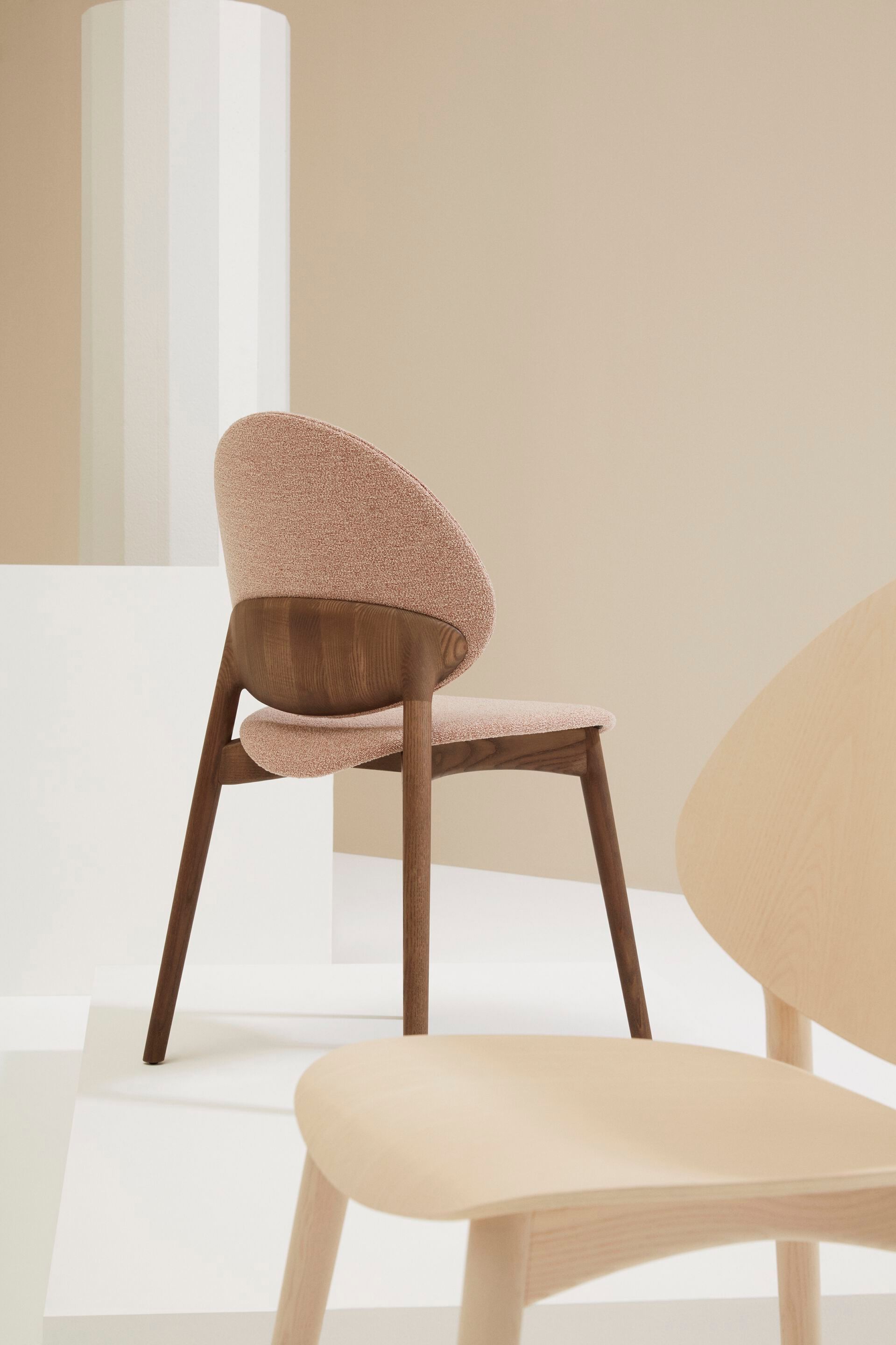 Мягкий стул из ясеня Billiani Fleuron ARCH-00105496 - Вид №7