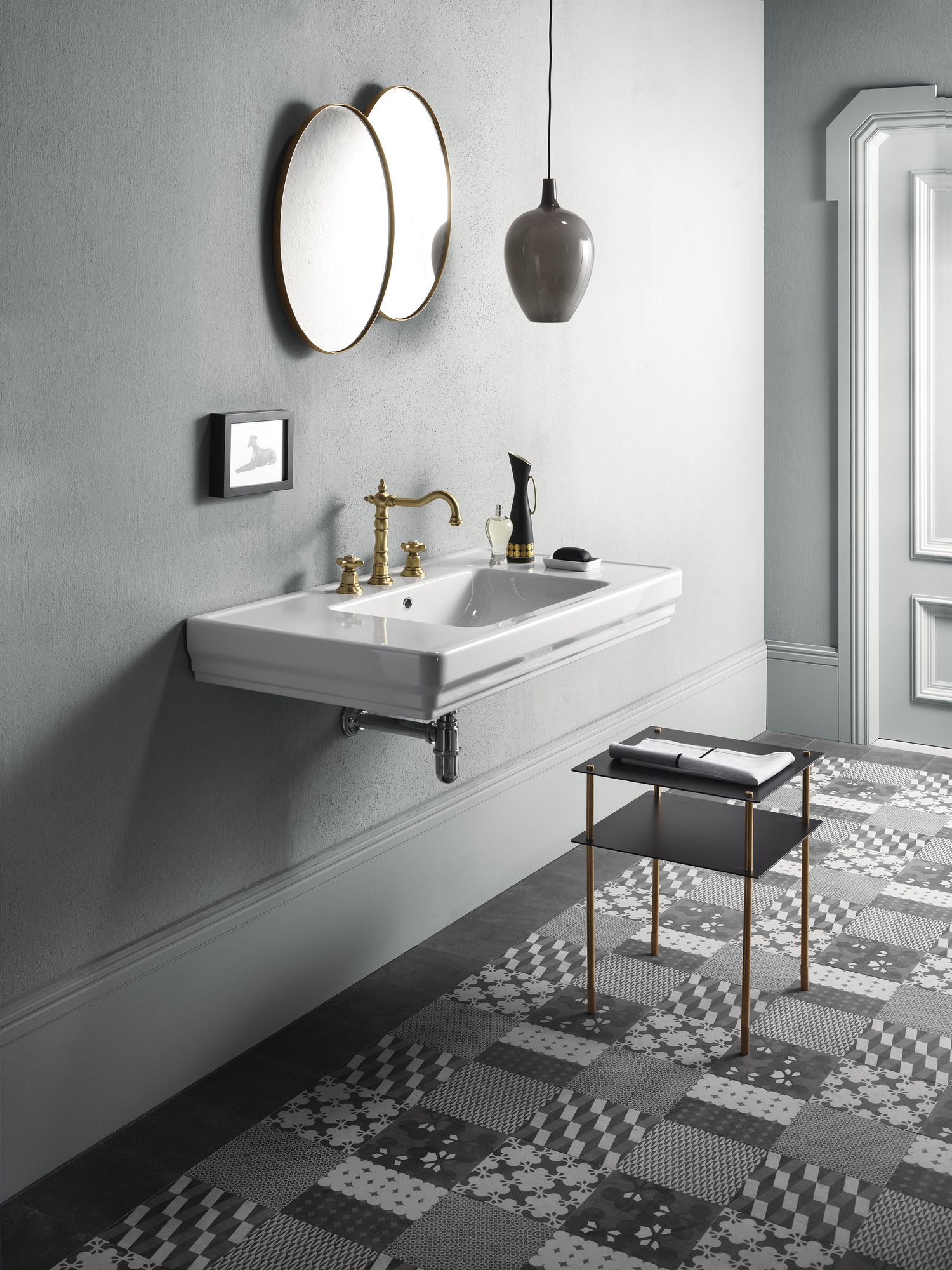 8723111 Накладная раковина на столешницу  овальная GSI ceramica Classic - Вид №3