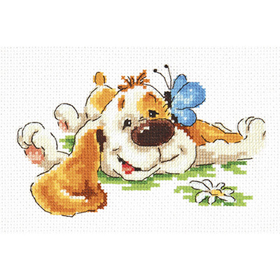 016-16 Без задних ног! Набор для вышивания Чудесная Игла 15 х 9 см Чудесная игла 