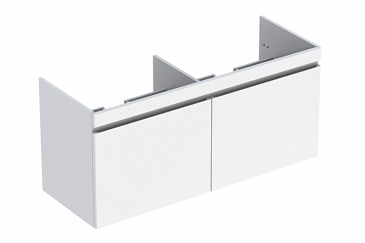 42394 IFO Renova Плоская тумба для умывальника с двумя ящиками и двумя внутренними ящиками, W = 1290 мм, W1 = 1300 мм, вяз, пленка  - Вид №2