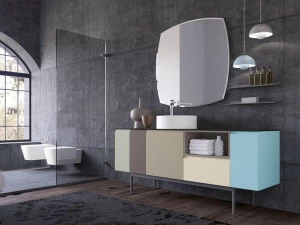 Archeda Тумба под умывальник из лакированной древесины Gola