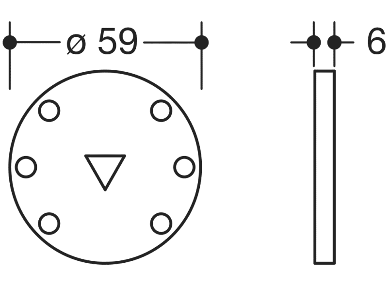 71178 уплотнительный диск HEWI Ersatzteile  - Вид №1