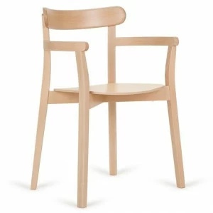 Paged Деревянный стул с подлокотниками Icho