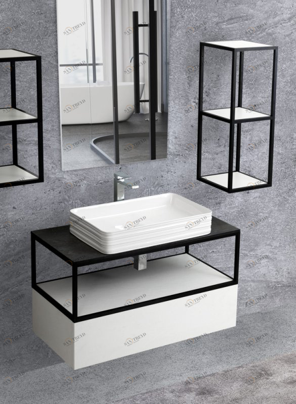 Мебель для ванной CEZARES CADRO 80 Bianco Ghiaccio 