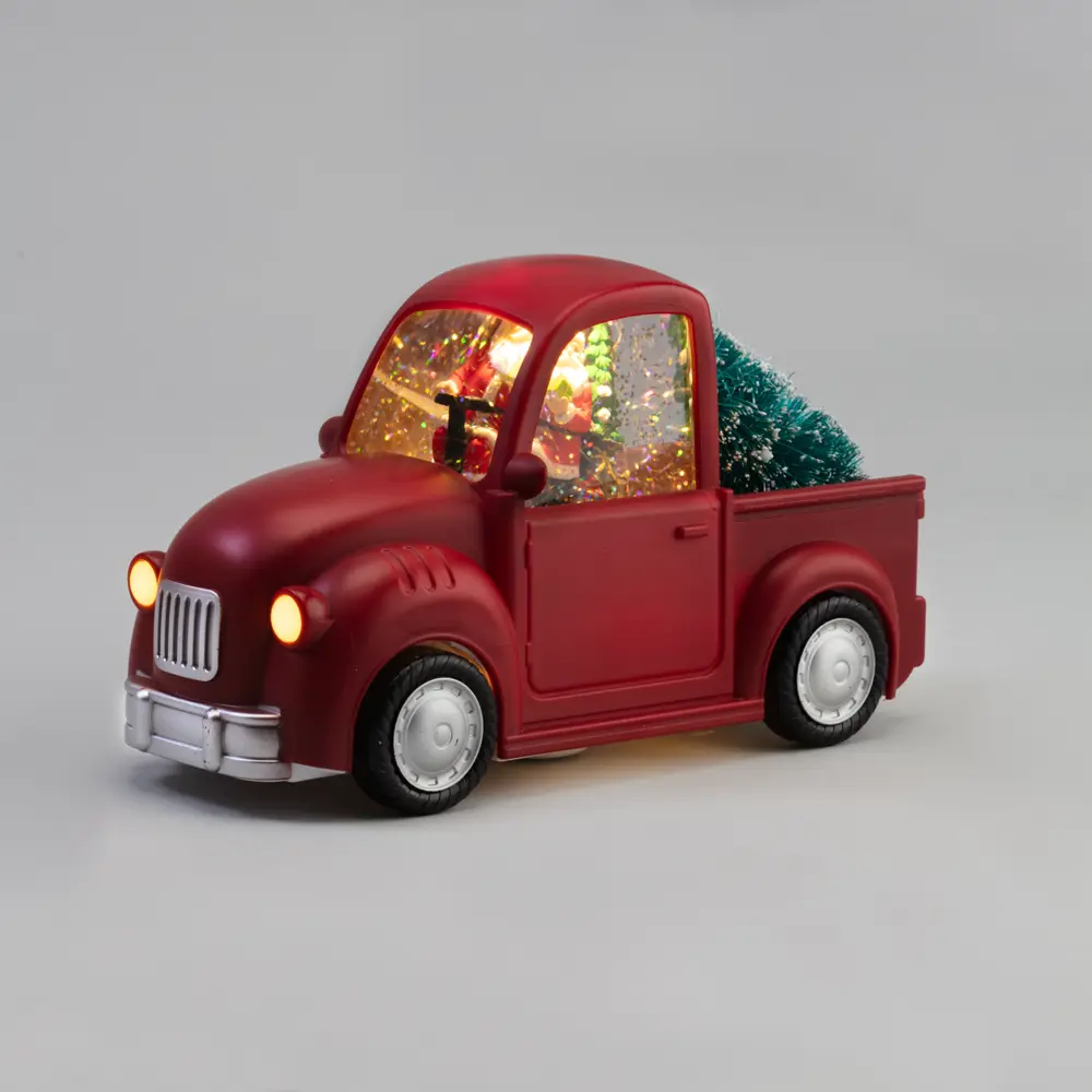 89380290 Электрогирлянда - фигура Машина для дома 4 лампы 14 см красный STLM-1329902 Santreyd  - Вид №1